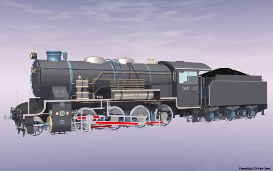 蒸気機関車９６００形のブラッシュアップ